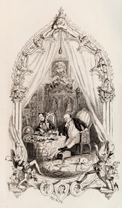 Frontispice des Papiers posthumes du Pickwick Club publié en 1837 - Hablot Knight Browne